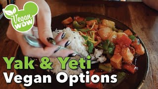 Vegan options at Yak & Yeti in Animal Kingdom