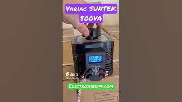 Salam aleykum!  Meet the 2A variac, range up to 300volt.   #variac #suntek #electrosheriff #voltage