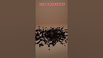 Wood Fracture Simulation. Which One Is Best? #asmr #blender #3danimation #satisfying