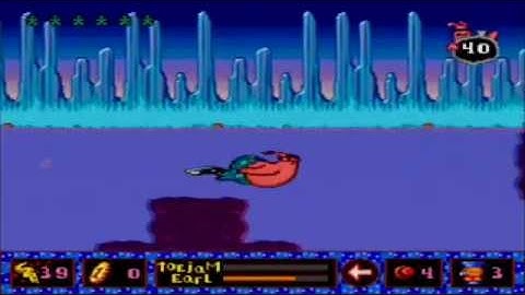 Toejam & Earl Panic On Funkotron Level 15: The Bottomless Pit