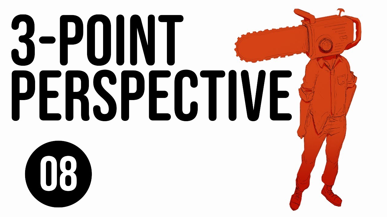 Drawing Primitive Forms From Imagination 07 - understanding 3-point perspective