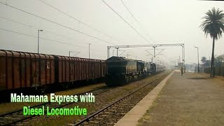 [IRFCA] RARE ACTION: LHF WDG4 Hitting MPS with 22417 Mahamana Superfast Express !