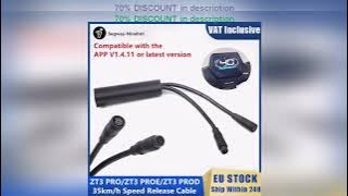A must-have product! EU Stock Customized Speed Release Cable Ninebot By Segway ZT3 PRO/PRO E/PRO D