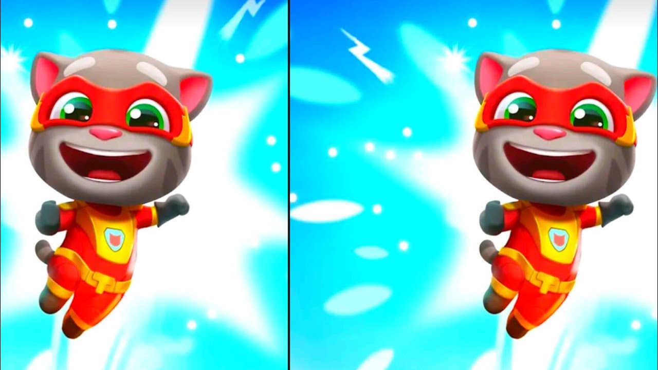 Talking Tom Hero Running Speed the video - YouTube