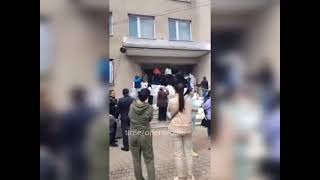 Khust Local Wives Staged A Rally Protesting Against Sending Their Husbands To The Frontline