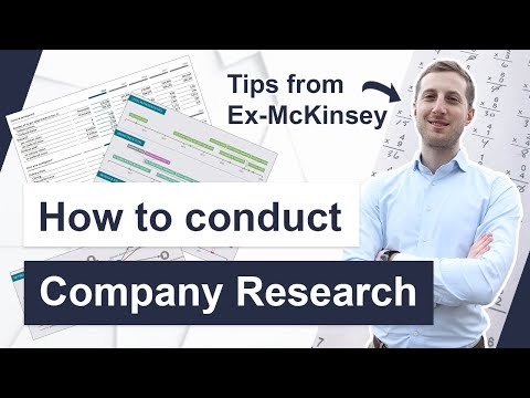 How to do Company Research (prepare for new job or consulting project)