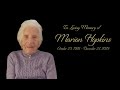 Marion hopkins tribute