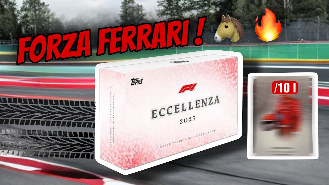 FERRARI FIRE! 🤯🏎️💎 Topps F1 Eccellenza Boxes.#topps #f1