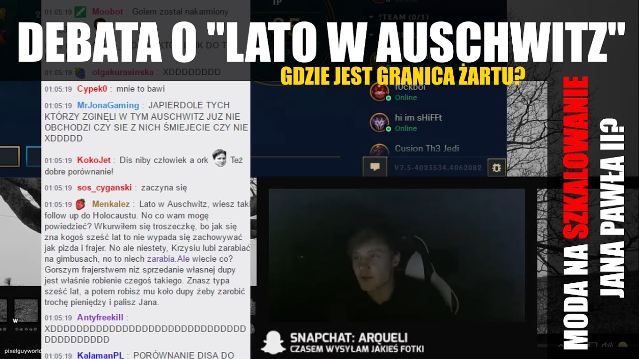 ARQUEL VS CZAT/WIDZ - DEBATA  O LATO W AUSCHWITZ