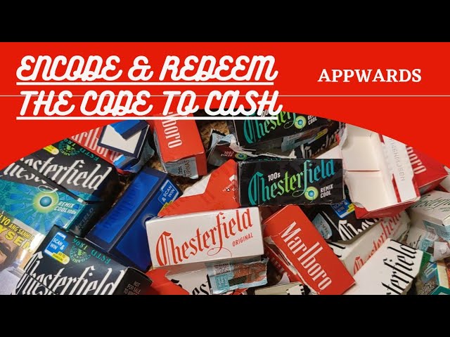 Paano mag- encode & REDEEM ng CHESTERFIELD CODE + APPWARDS | PERA SA PAKETE 
