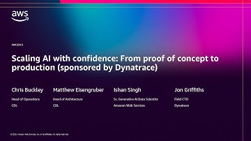 AWS re:Invent 2025 - Scaling AI with confidence: From proof of concept to production (AIM209)