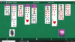 Microsoft windows spider solitaire 2 suits tutorial level 85
