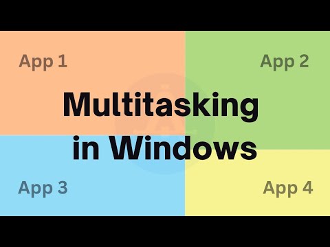 How to Multitask or Split Screen or Snap Assist in Windows