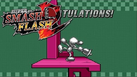 Super Smash Flash 2 Beta 1.2.2 - All Congratulations Screen - All Star