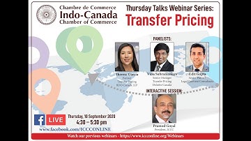 ICCC Thursday Talks Webinar Series: Transfer Pricing