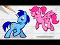 Pencilmate & Pencilmiss 🐎 The Little Ponies 🐎 My 2020 Compilation 💞 Cartoons