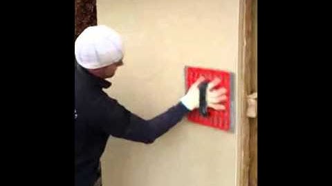 Parex through colour render installation, Dec 2014  (Create