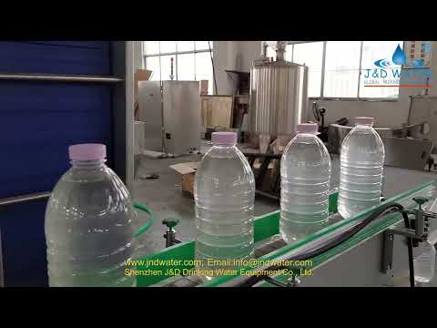 Water filling bottle machine