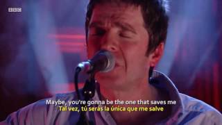 Wonderwall   Oasis Noel Gallagher Live Subtitulado