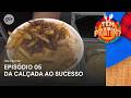 Tem pratim?: Creme de batata com carne de sol é um dos diferenciais de casal que vende pratim