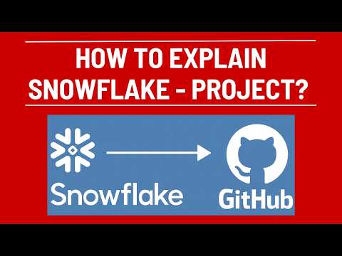 Snowflake and GitHub Integration | Snowflake Real-time Project Hands-On Tutorial