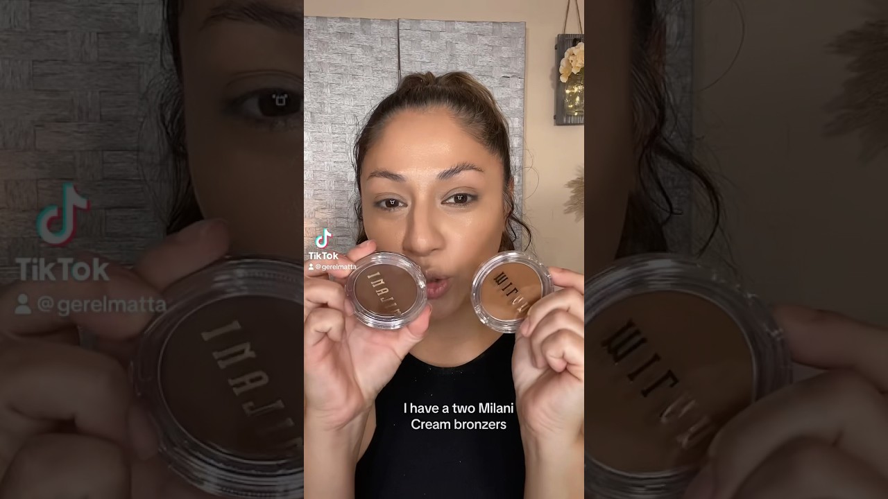 MILANI Cheek Kiss Cream Bronzer 2 shades Demo!