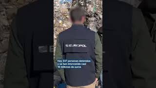 Incautan 127.000 toneladas de residuos ilegales en una macrooperación internacional Incautan 127.000 toneladas de residuos ilegales en una macrooperación internacional