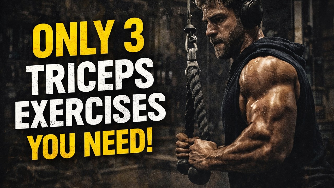 The Only 3 Exercises You Need For Bigger Triceps - YouTube