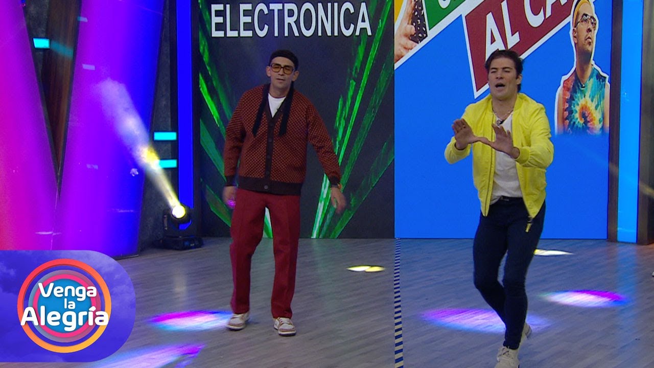 Alex Sirvent sacó sus mejores pasos en la pista para Gánale al Capi. | Venga La Alegría