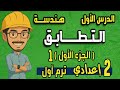 التطابق الجزء الاول رياضيات الصف الثاني الاعدادي 