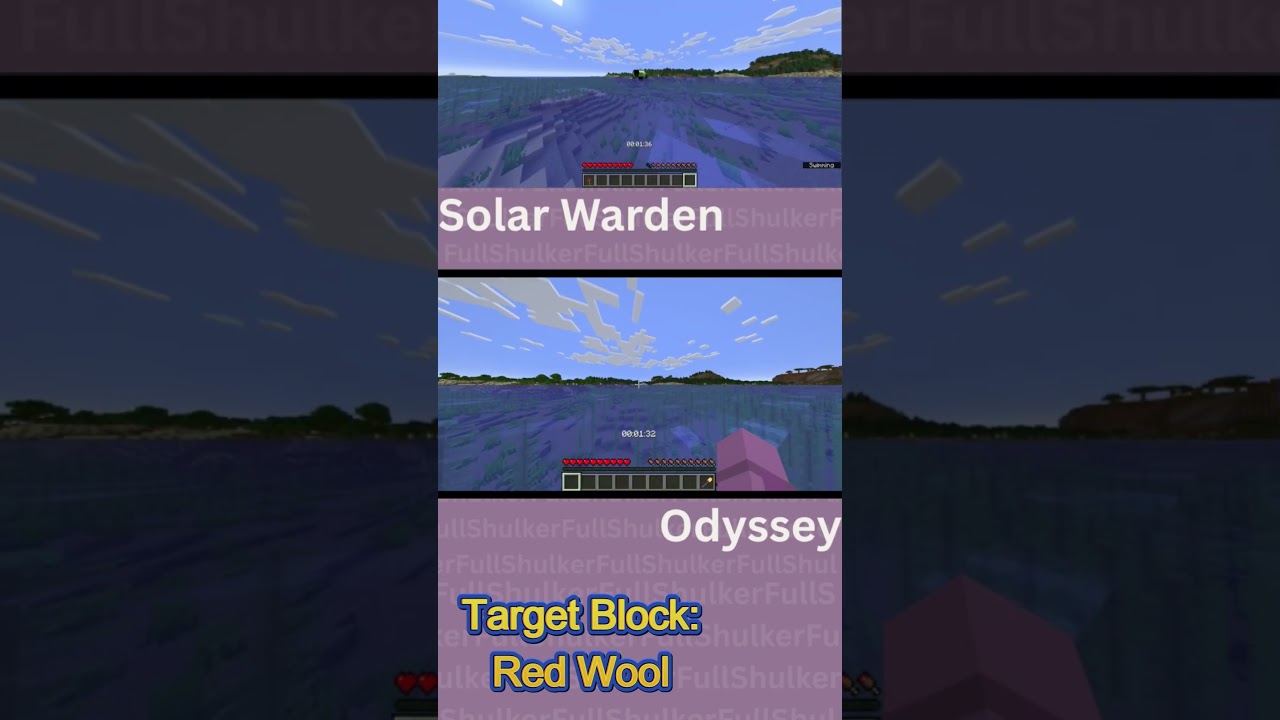 Random Block Speedrun - Red Wool  