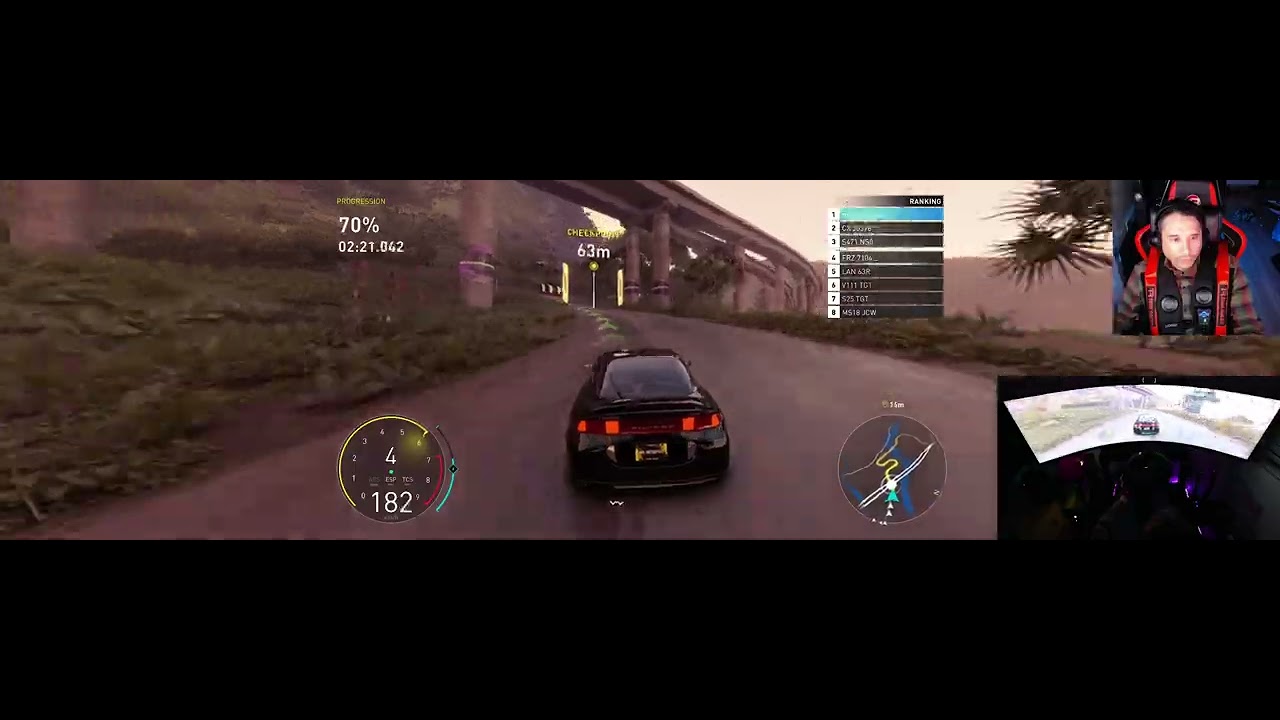MotorFest Random Race - Force Feedback Moza R5 - YouTube
