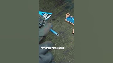 How To Change Motorcycle Brake Pads🏍️🔧