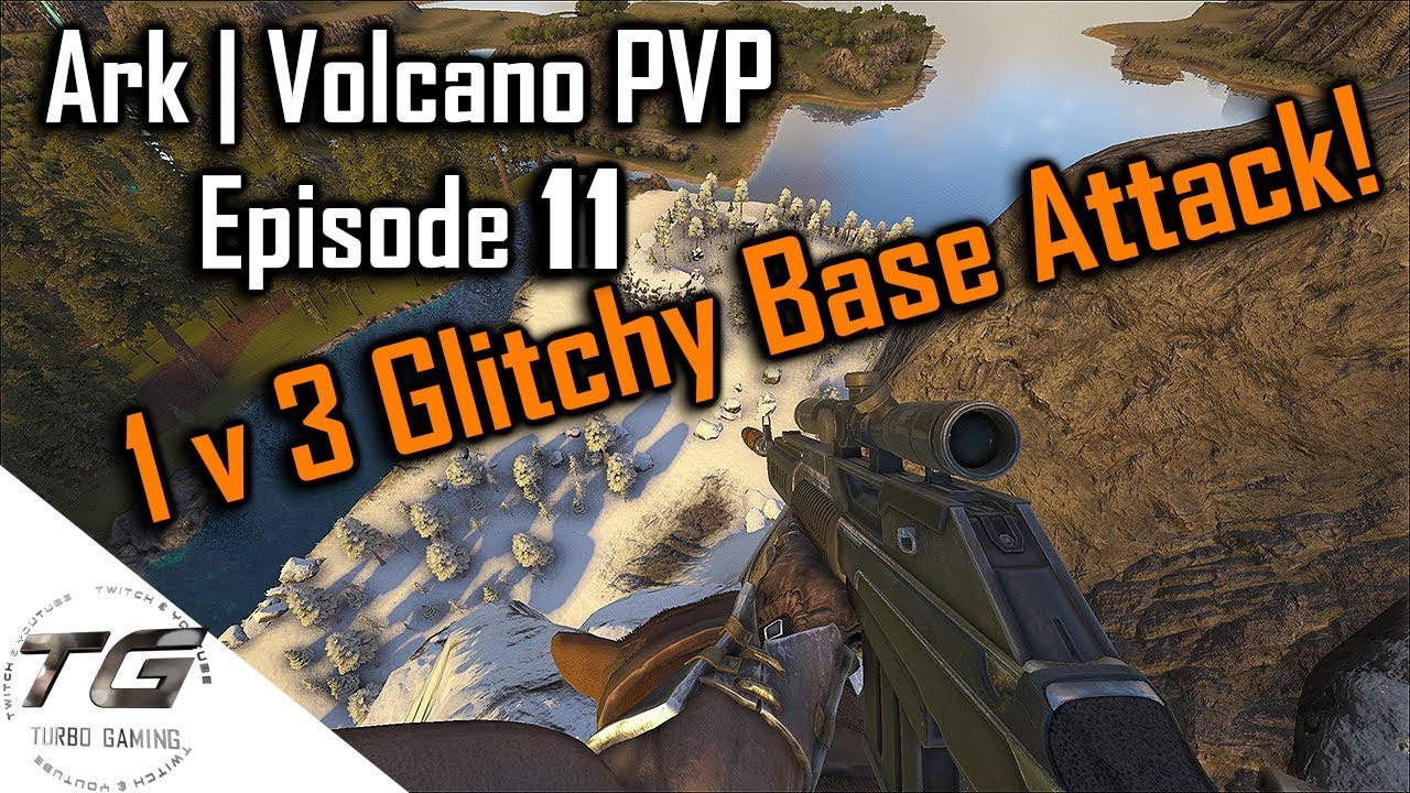 ARK | The Volcano PVP EP 11 - 1 v 3 Battle!