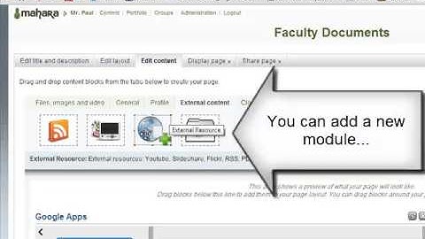 How to add a Google Drive file to Mahara