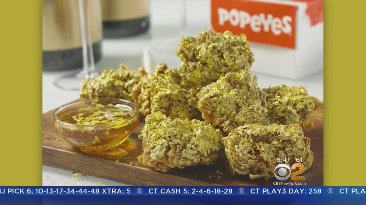 Popeyes Serves Gold Chicken Wings