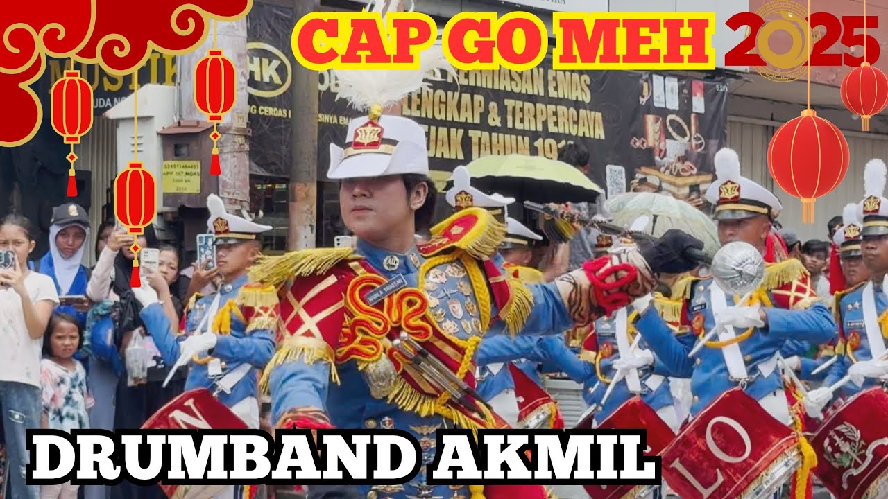 MANTAP ‼️ DRUMBAND AKMIL GENDERANG SULING CANKA LOKANANTA AKADEMI MILITER 🔥 KIRAB CAP GO MEH 2025