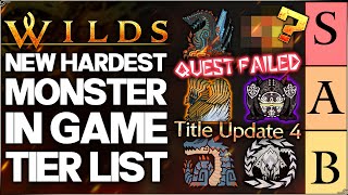Monster Hunter Wilds - ALL New Monsters Ranked Easiest to Hardest - Best Tier List Gogmazios & More!