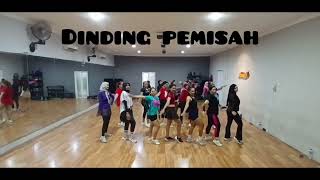 DINDING PEMISAH / ZIN NAURA / MASTERGYM KLATEN / AEROBIC PEMULA