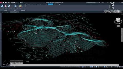 Curvas de nivel con Global Mapper y AutoCAD