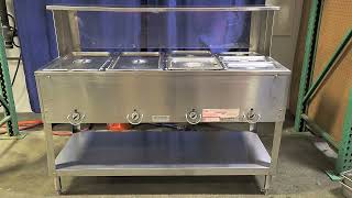 Lot 84 - Duke 4 Well Steam Table with Sneeze Guard Model E304-N1