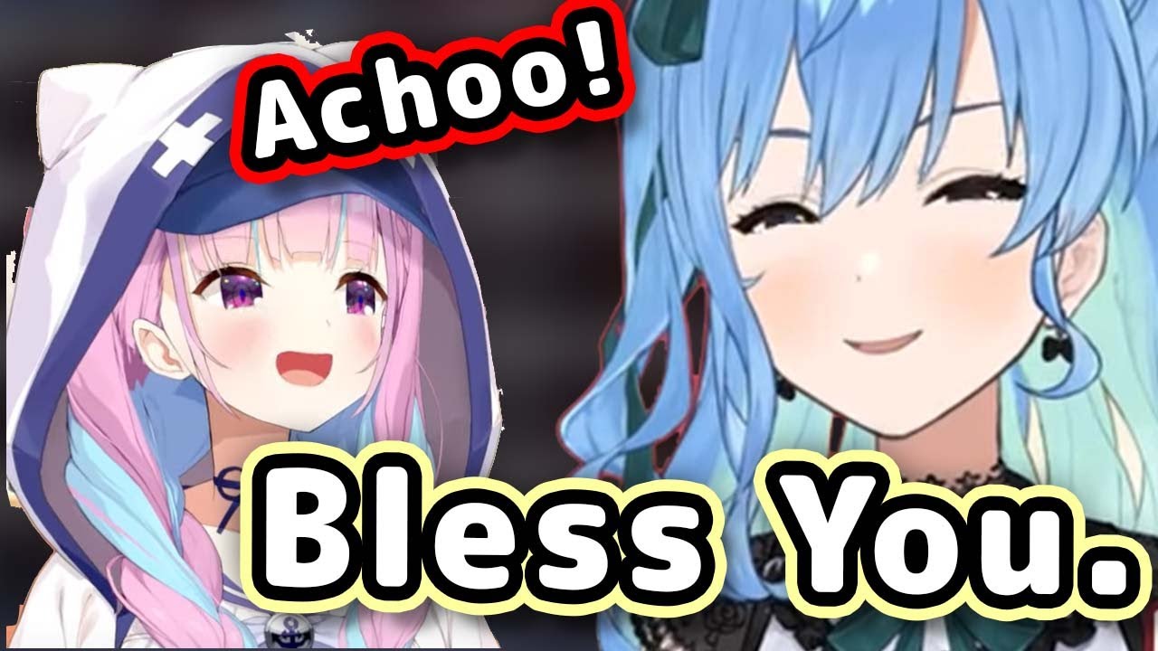 Suisei and Towa Saying "Bless You" In English Sounds Perfect 【ENG Sub/Hololive】