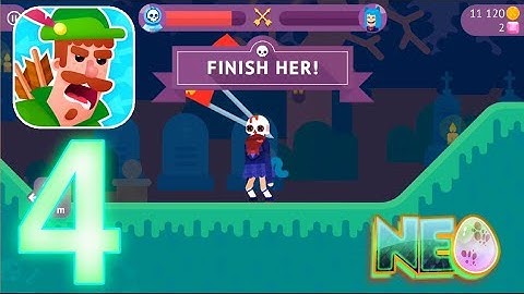 Bowmasters: Gameplay Walkthrough Part 4 - New Characters (iOS, Android)