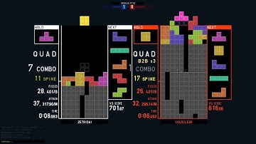 [TETR.IO AI] (4.0 PPS) Zetris AI vs Cold Clear AI (4)