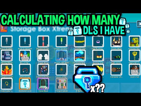 Calculating how many DLS I have in Growtopia...