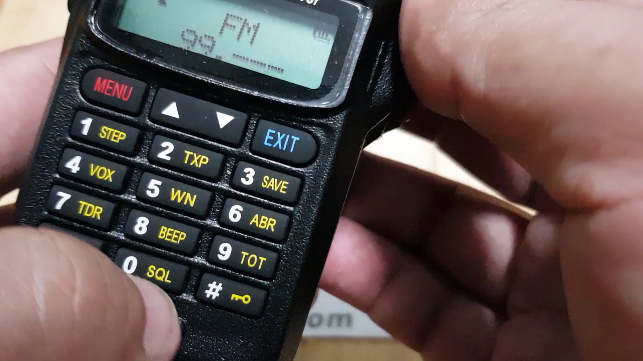 วิธีฟังวิทยุ FM Motorola gp9R Plus