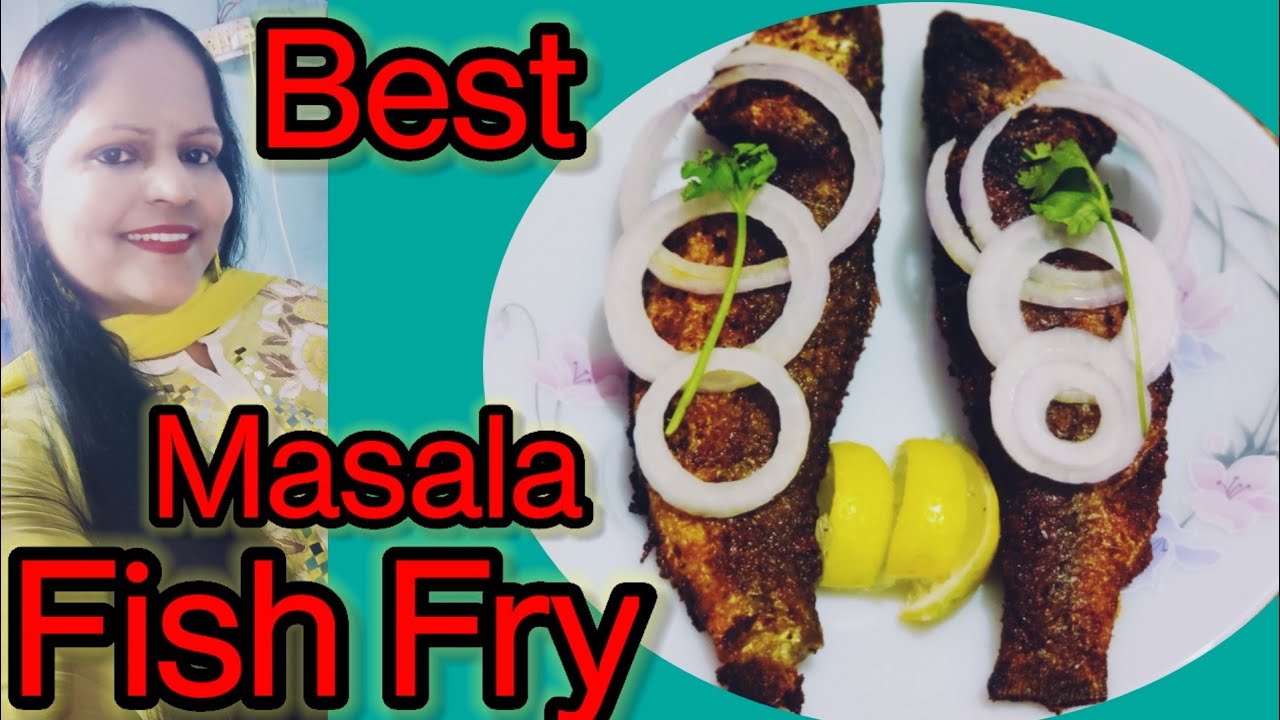 Masala Fish Fry।Whole fish fry recipe।Rohu fish fry।सरसों वाली रोहू फिश ...