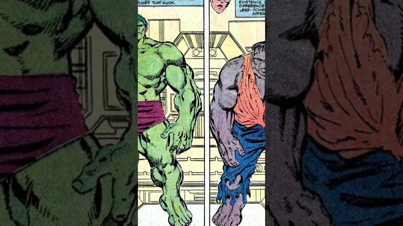 HULK WASN'T SUPPOSED TO BE GREEN 🍏#marvel #viralvideo #shorts #avengers #marvelmysteries #superhero