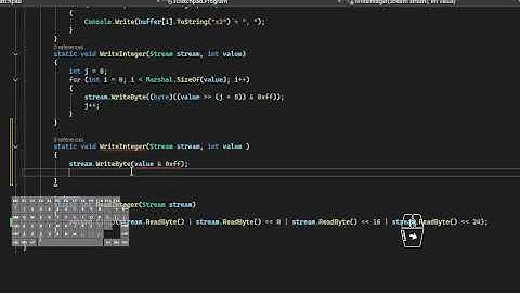 Bitshift operator - convert Integer to byte array (C#)