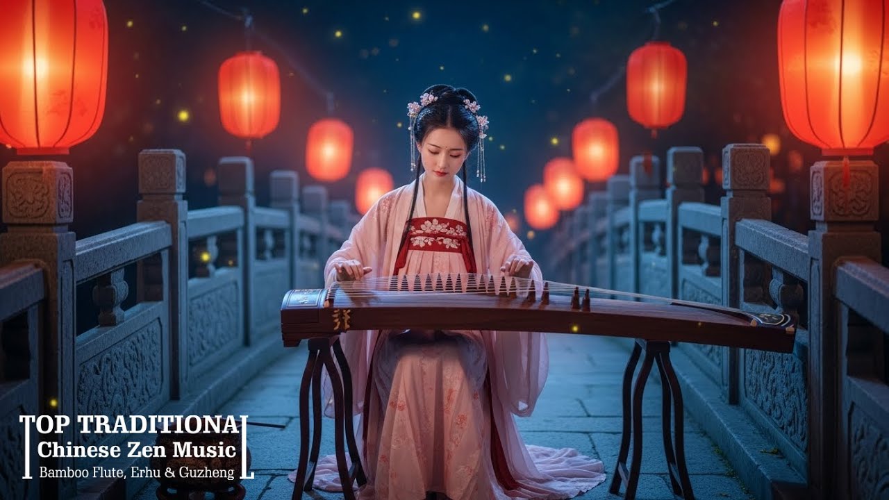 A Flute Girl Most Beautiful Chinese Flute Music, Stress Relief Music, Sleep Music